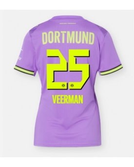 Borussia Dortmund Joey Veerman #25 Maglia Gara Terza Repliche 2026-27 Donna Maniche Corte Borussia Dortmund Joey Veerman #25 Maglia Gara Terza Repliche 2026-27 Donna Maniche Corte